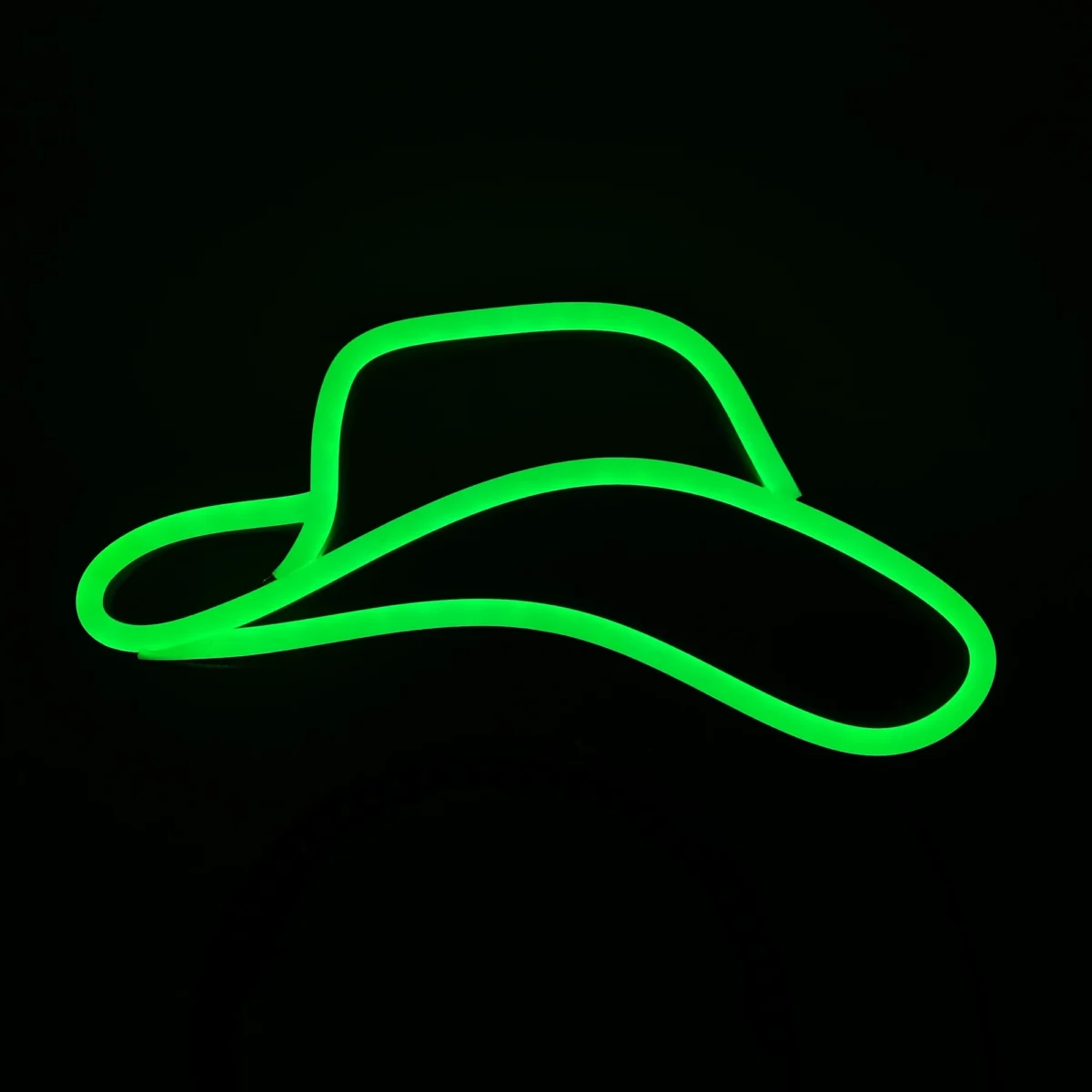 Cowboy hat neon headband