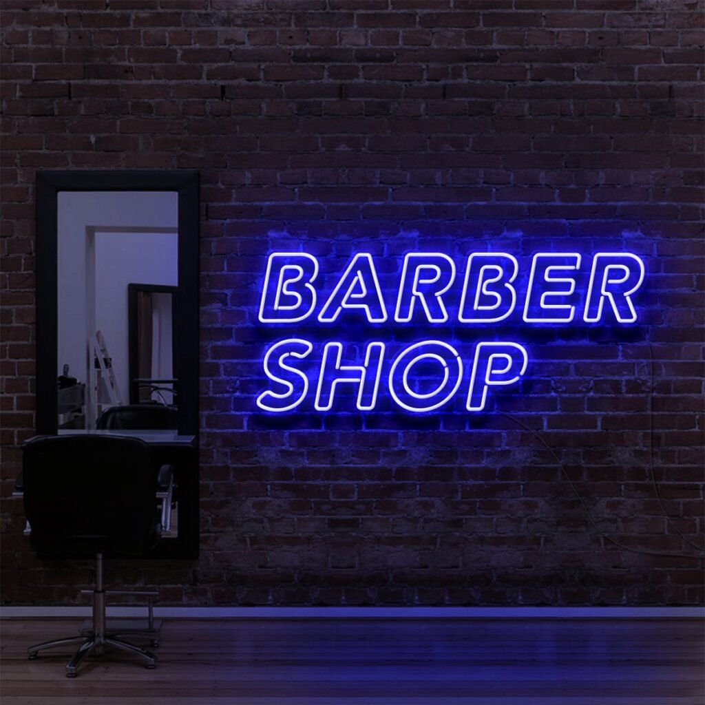 Barbershop Led Neon Sign For Hairr Salons & BarberShops