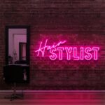 pink "HAIR STYLE" Neon Sign For Hair Salons & BarberShops