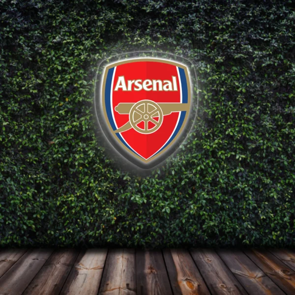 premier league Arsenal led neon sign