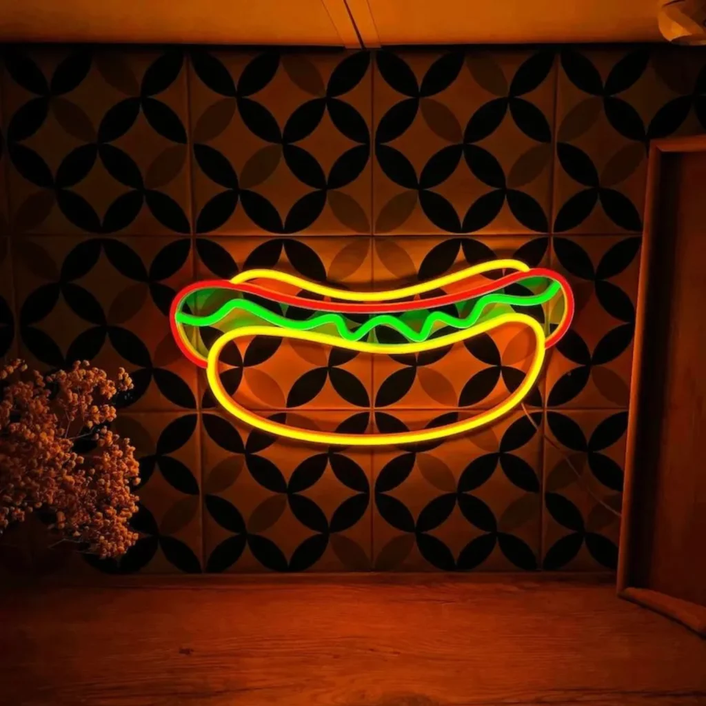 hotdog neon SIGN