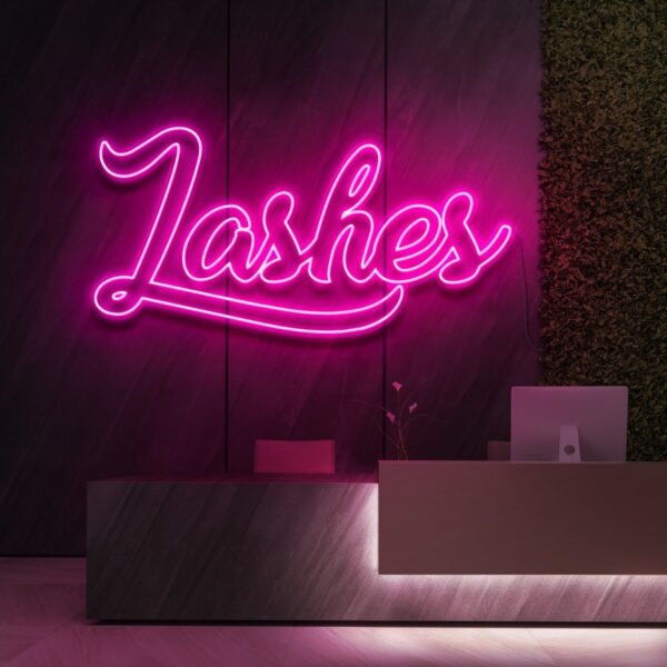 LASHES NEON SIGN
