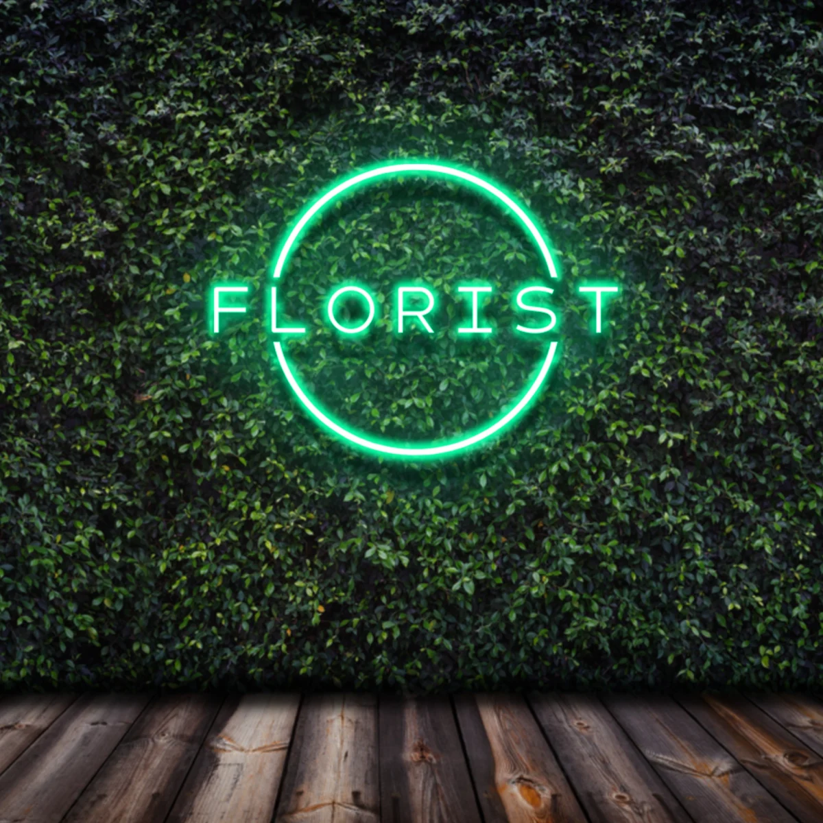 mint florist neon sign Led neon sign